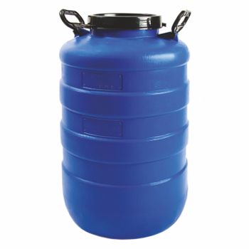 Бочка пластм. 50л с винт. крышкой+внутр.кр."антивсплеск",с нав.ручк.,горл.д.188мм Цв.("Радиан") *1/3