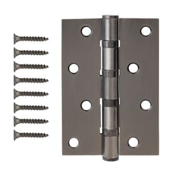 Петля универсальная 100*70*2,5мм ГРАФИТ(индивидуальная упаковка) В4-GRF Code Deco *1/25/100