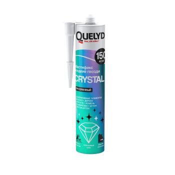 Жидкие гвозди для стекла/металла/пластика 260г Мастификс Crystal каучук прозр. QUELYD до -15С  *1/24