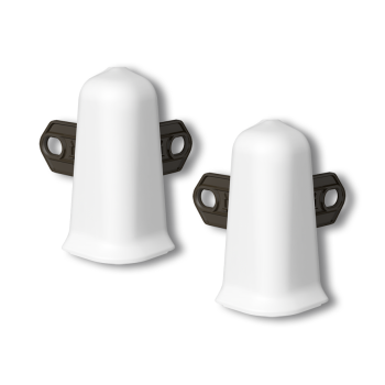 Внешний угол с держателем ИДЕАЛ ДЕКОНИКА,  001 Белый 55ММ (уп.2шт)  *10