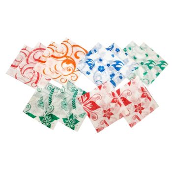 Салфетки бумажные 1сл 24*24см  45шт АССОРТИ бабочка (арт.1045) *60