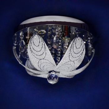 Люстра Y0833/3+3 CH Е14 3*40Вт +3*3Вт ( h=200; d=300)  VERNER LIGHTING *1