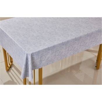 Клеенка на тканевой основе "Shine" "Гобелен" Голубая шир.1,37м GW-21713 "Great Way" *20