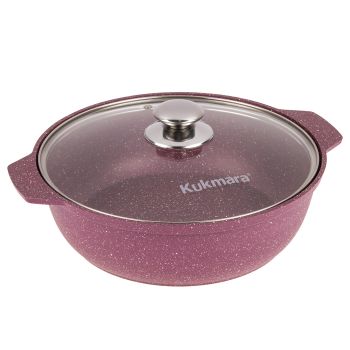Кастрюля алюм. литая а/приг. Kukmara "Trendy style" Mystery "жаровня" 3,0л Ст.кр. ж31tsm *1/5