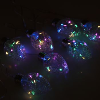 Гирлянда Нить 3м 80LED мульти Лампочки шишки прозрачная нить IP20 6929860 *1/60