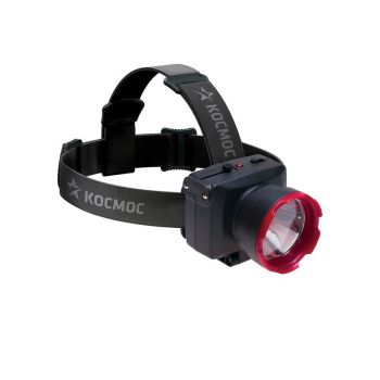 Фонарь налобный Космос 1Вт 2 режима аккумулятор 500мА.ч 140Лм КОСAccuH1WLED *1/12/24