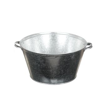 Таз металл. оцинкованный  26л круглый глубокий, с ручками ("УралИНВЕСТ" Лысьва) *1/5