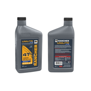 Масло д/4-х тактных двигателей 946мл полусинт RANCHER UNILITE PLUS 10W-40 4T API SJ/CF REZOIL *1/12