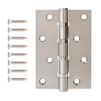 Петля универсальная 100*70*2,5мм НИКЕЛЬ матовый(индивидуальная упаковка) В4-NIS  Code Deco *1/25/100