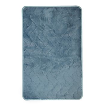 Коврик д/ванной Aquadomer  "Marina" (50см х 80см) Синий АМ001  *1/50