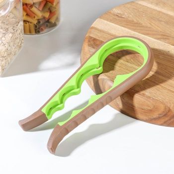 Ключ для крышек (банок и бутылок), с силиконовой вставкой, цвет микс 743342 *1/12/120