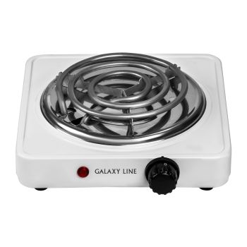 Электроплитка 1конфорка 1000Вт спираль, белая Galaxy Line GL3003 *1/12