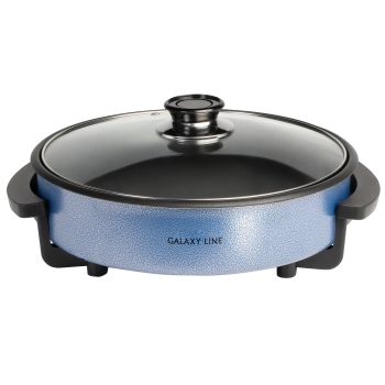 Электросковорода Galaxy LINE GL 2662 1700Вт, объем 1.5л, 280мм а/пригар.покрытие, ст.крышка *1/5