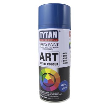 Эмаль-аэрозоль синий 520/400 мл TYTAN Professional (RAL5010) *1/12