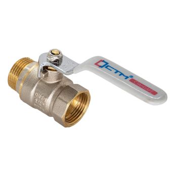 Кран шаровый 1/2" (Ø15) М/П ручка СТМ (СТАНДАРТ) CWFMH012 (аналог ЗФ768) *1/17/136