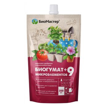 Биогумат +9 микроэлементов 350мл БиоМастер *25