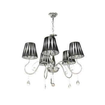 Люстра N1079/5 CH Е27 5*40Вт (h=780; d=640)  VERNER LIGHTING *1