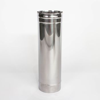 Труба d.150 0,5м 0,8мм нержавейка AISI 430  GS *1/8