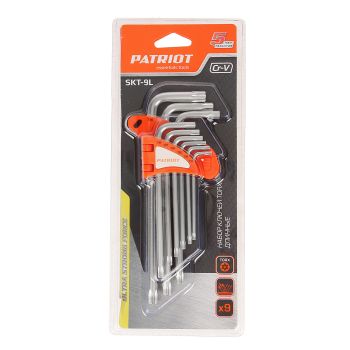 Набор ключей PATRIOT SKT-9L TORX T10-T50 длинные CRV 9шт *1