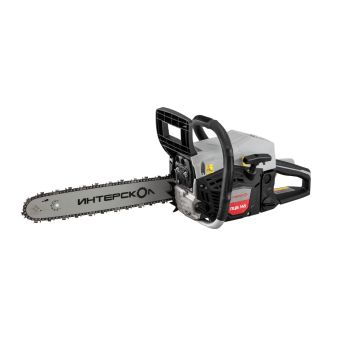 Пила цепная бензиновая 2Т 2,4л.с 45см3 шина40см цепь64зв.шаг0,325"паз1,5мм ПЦБ 145 ИНТЕРСКОЛ *1/2