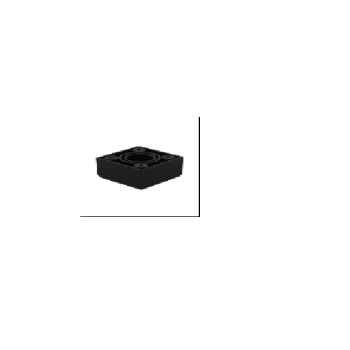 Опора мебельная 20мм регулируемая черный матовый пластиковая "SANBERG" *1
