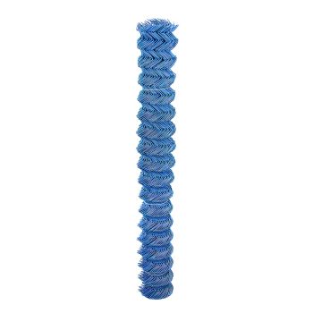 Сетка рабица ПП 50*50 (1,5*10м) концы прямые СИНЯЯ  *1