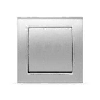 Выключатель "Бриллиант" СП 1кл. серебро 10А IP20 UNIVersal 7949612 *10/100