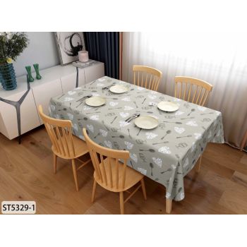 Клеенка на тканевой основе "Print" "Сердечки на бежевом" шир.1,37м GW-21321 "Great Way" *20