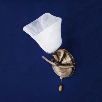 Бра K1373/1W  АВ  Кувшинка   1*60W E14  220V  (h=300, w=170, l=190)    VERNER LIGHTING *1