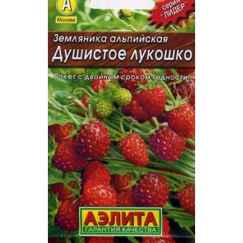 Семена Земляника Душистое лукошко альпийская 0,04гр Аэлита цв *10/200