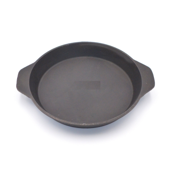 Сковорода чугунная d22см, выс. 3см, 2-е литые ручки (220/30-2) (Балезино) *1/5