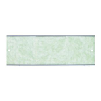 Экран под ванну "Премиум А" (АЛЮМ. РАМА) Облака зел. 1,68м *2