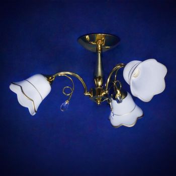 Люстра А2346/3 FG Е27 3*40Вт (h=290; d=530)  VERNER LIGHTING *1