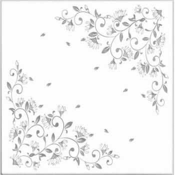 Потолок полистирол СОЛИД / ШЕЛК/ серебро  517 (уп = 2 м2 )    *21