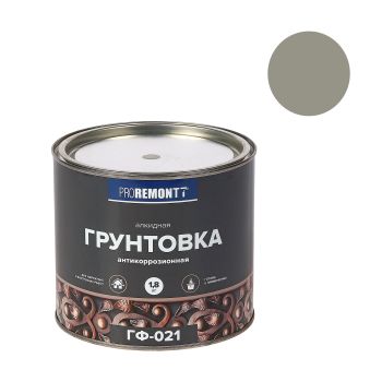 Грунтовка ГФ-021 серая 1,8 кг Проремонт *1/3/252