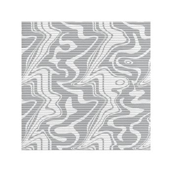 Коврик для ванной ПВХ шир. 65см х15м "V-line"  V39-grey орнамент серый *15