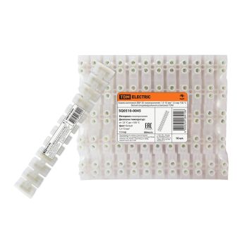 Колодка клемная ЗВИ-30 1,5-10мм (12пар) белый TDM SQ0510-0045 инд упак *1/10