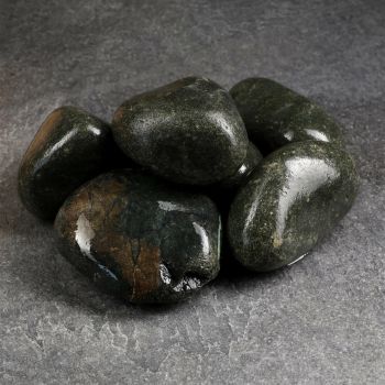 Камень для бани Оливин  10 кг, ящик, шлифованный *1/40