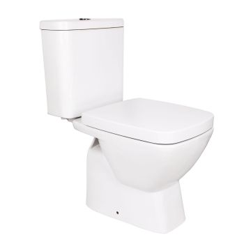 Унитаз-компакт "Нео"  (2х-реж.арм, крепление, дюропласт.сид,)  Santek 1.WH30.2.194 *1/12