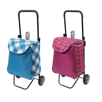 Сумка-тележка на колёсах хозяйственная 30л, цвета: "микс" СХ1П "Haushalt" ("Ника") *2