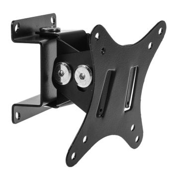 Кронштейн 105S, для TV телевизора диагональю экрана 10"-26, наклонно-поворотный, черный *1