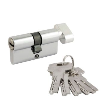 Механизм врезной ЛПВ-60(30/30)-С хром, ключ/вертушка ECO Нора-М *1/10/100