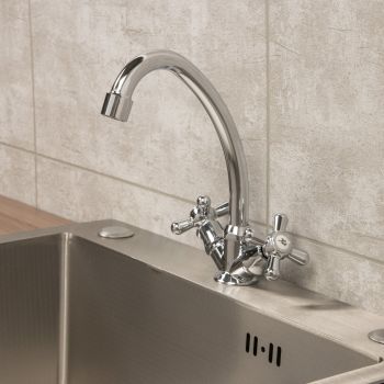 Смеситель для кухни ROEGEN RP021A высокий излив *1/10