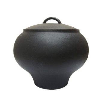 Горшок чугунный 4,0л  с крышкой КАлД (ЧГ141)  (Балезино)  *1/3