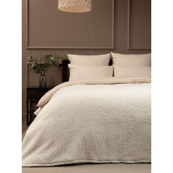 Плед 200*220см искусственный мех овчина шампань TF SH ML3 002/2022 NC Absolute *1