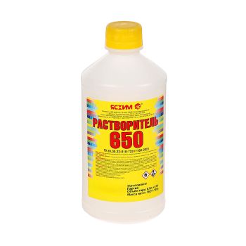 Растворитель 649  0,5 л/0,42 кг пластик Новгород *25/900
