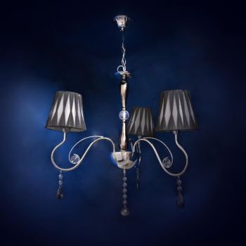 Люстра N1079/3 CH Е27 3*40Вт (h=740; d=570)  VERNER LIGHTING *1