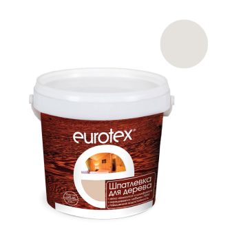 Шпатлевка по дереву белая 1,5 кг Еurotex *1/6