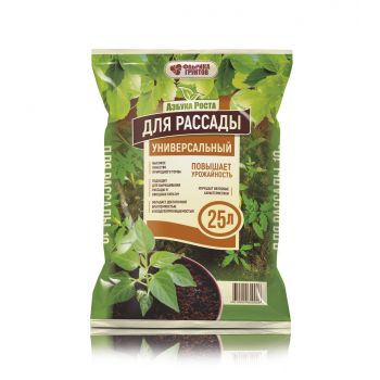 Почвогрунт для рассады 25л универсальный "Для рассады" (Фабрика грунтов) *1/110