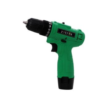 Дрель-шуруповерт 12В 2скор.0-400/0-1400об/мин 32Нм 1,5Ач 2ч 1аккум LI-ION Green 12 Zitrek *1/20